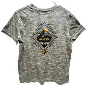 The Commons T-Shirt Women's XL Electric Heather Outdoors Short Sleeve‎ Crewneck